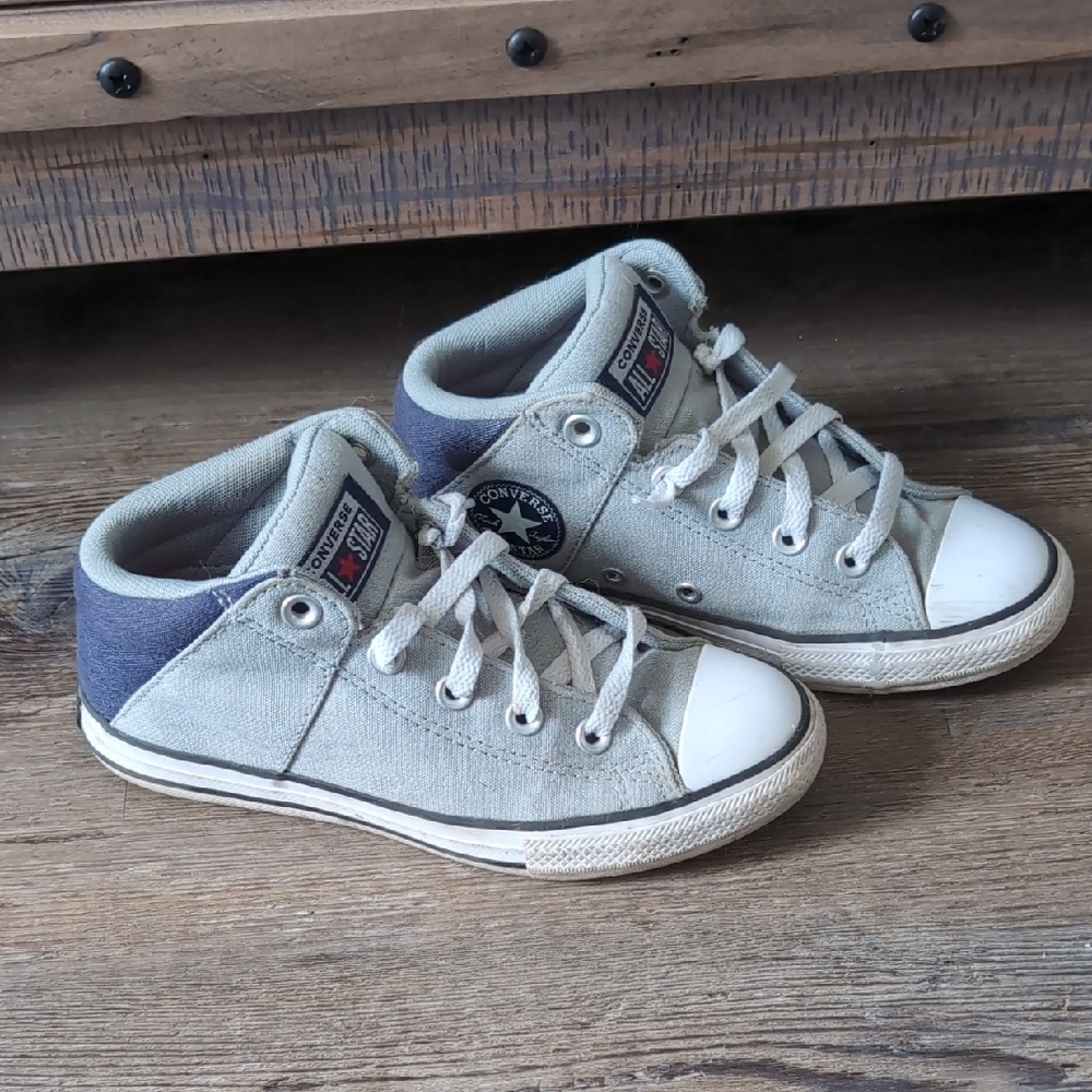 Converse Kids Sneakers - Gray and Blue